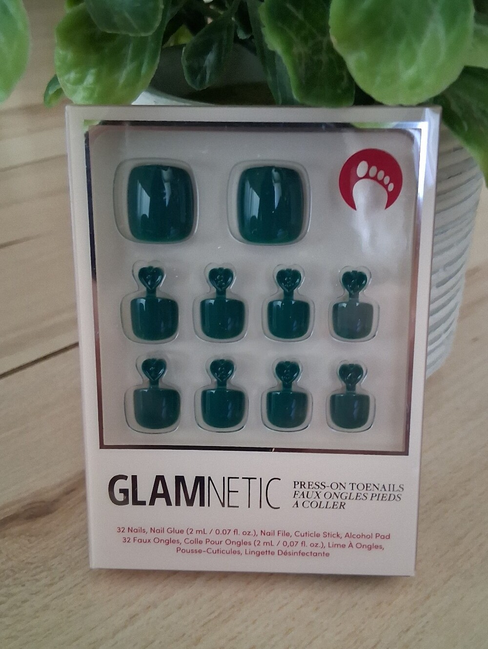 Glamnetic Press On Toenails In Emerald Green